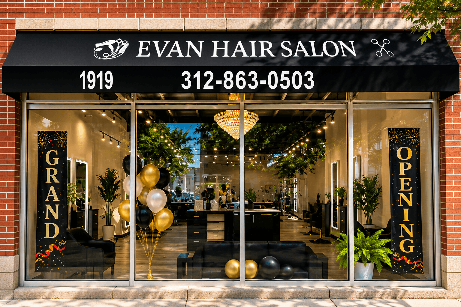 Evan Hair Salon work 1