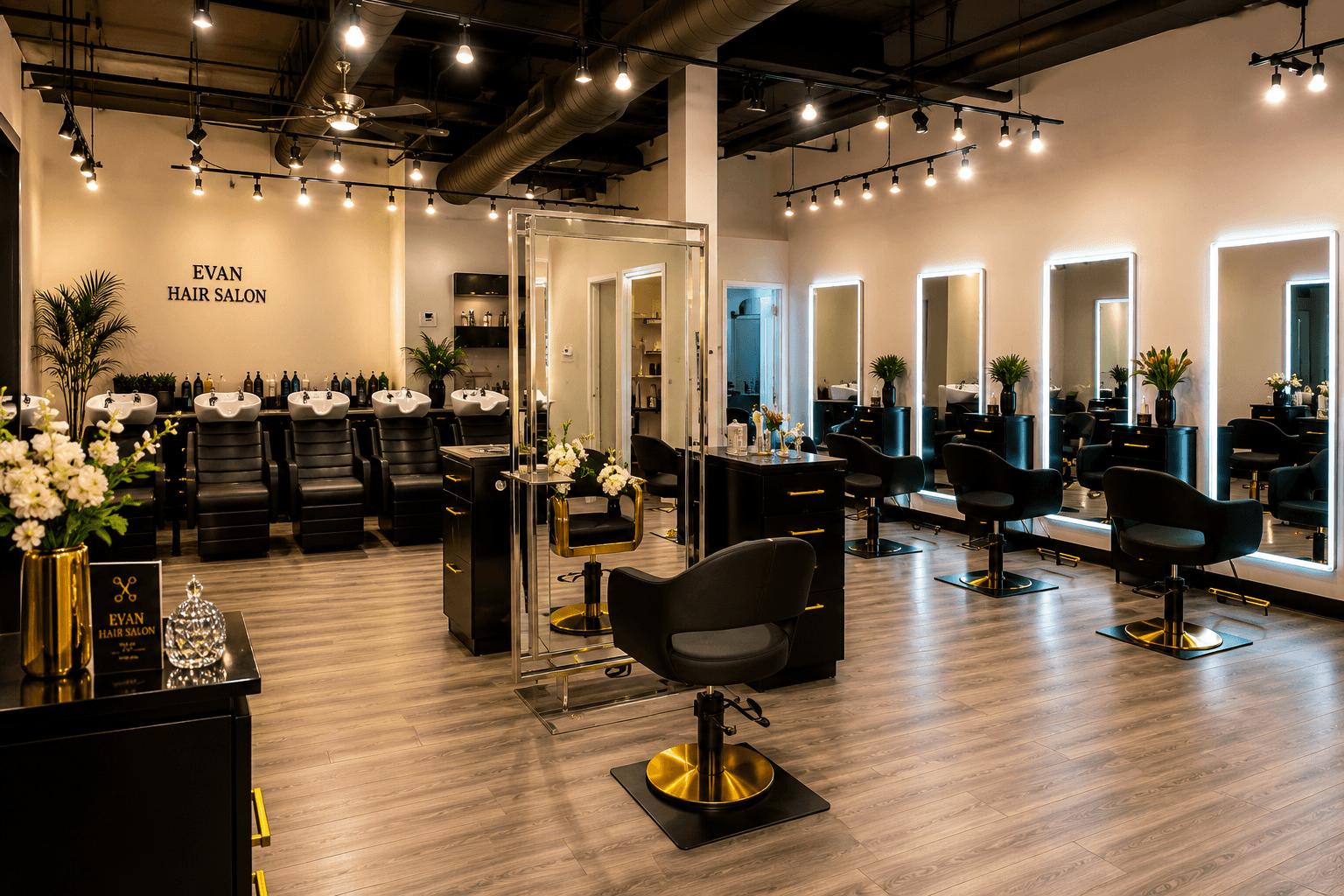 Evan Hair Salon work 2